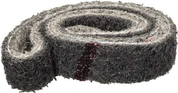 Brite Star - 1/2" Wide x 18" OAL, Silicon Carbide Abrasive Belt - Silicon Carbide, Super Fine, Nonwoven, Series SC-BS - Industrial Tool & Supply