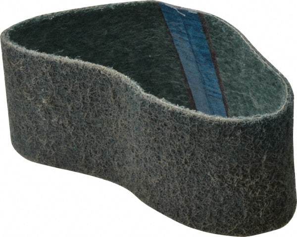 Brite Star - 3" Wide x 18" OAL, Aluminum Oxide Abrasive Belt - Aluminum Oxide, Very Fine, Nonwoven, Series SC-BS - Industrial Tool & Supply