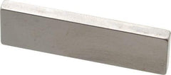 Mitutoyo - 0.1002" Rectangular Steel Gage Block - Accuracy Grade AS-1, Includes Certificate of Inspection - Industrial Tool & Supply