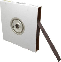 Tru-Maxx - 1" x 50 Yd 100 Grit Aluminum Oxide Cloth Roll - Fine Grade, J Weighted Backing - Industrial Tool & Supply