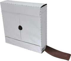 Tru-Maxx - 2" x 50 Yd 400 Grit Aluminum Oxide Cloth Roll - Super Fine Grade, J Weighted Backing - Industrial Tool & Supply