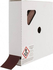 Tru-Maxx - 2" x 50 Yd 220 Grit Aluminum Oxide Cloth Roll - Very Fine Grade, J Weighted Backing - Industrial Tool & Supply