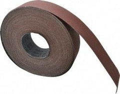 Tru-Maxx - 2" x 50 Yd 150 Grit Aluminum Oxide Cloth Roll - Very Fine Grade, J Weighted Backing - Industrial Tool & Supply