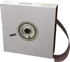 Tru-Maxx - 2" x 50 Yd 120 Grit Aluminum Oxide Cloth Roll - Fine Grade, J Weighted Backing - Industrial Tool & Supply