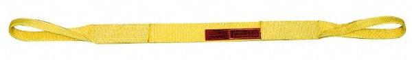 Lift-All - 7' Long x 3" Wide, 8,800 Lb Vertical Capacity, 1 Ply, Nylon Web Sling - 7,040 Lb Choker Capacity - Industrial Tool & Supply