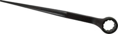 Proto - 1-5/8" 12 Point Spud Handle Box Wrench - Single End, 2-15/32" Head Diam x 1-1/8" Head Thickness, 22" OAL, Steel, Black Finish - Industrial Tool & Supply
