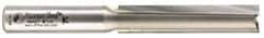 Amana Tool - 1/2" Diam, 1/2" Shank Diam, 2-1/2" Length of Cut, 2 Flute Straight Plunge Router Bit - 4-1/2" Overall Length, Carbide Tipped - Industrial Tool & Supply