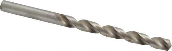 Interstate - Letter I 140° High Speed Steel Jobber Drill - Bright Finish, Right Hand Cut, Spiral Flute, Straight Shank, 4-1/8" OAL, Standard Point - Industrial Tool & Supply