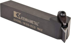 Kennametal - DVON, Left Hand Cut, 17.5° Lead Angle, 1" Shank Height x 1" Shank Width, Negative Rake Indexable Turning Toolholder - 6" OAL, VN..33. Insert Compatibility, Series Kenclamp - Industrial Tool & Supply