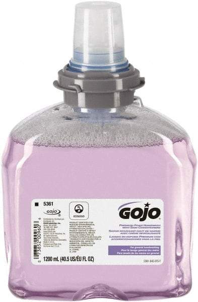 GOJO - 1,200 mL Dispenser Refill Foam Hand Cleaner - General Duty, Purple, Cranberry Scent - Industrial Tool & Supply