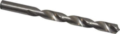Interstate - 7/16" 118° High Speed Steel Jobber Drill - Bright Finish, Right Hand Cut, Spiral Flute, Straight Shank, 5-1/2" OAL, Standard Point - Industrial Tool & Supply