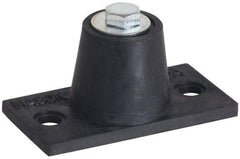 Mason Ind. - 1/2-13 Bolt Thread, 6-3/4" Long x 4-3/8" Wide x 2-3/4" High Stud Mount Leveling Pad & Mount - 4,300 Max Lb Capacity, 3-3/8" Base Diam - Industrial Tool & Supply