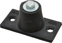 Mason Ind. - 5/16-18 Bolt Thread, 3-3/16" Long x 1-5/8" Wide x 1-1/2" High Stud Mount Leveling Pad & Mount - 45 Max Lb Capacity, 1-1/4" Base Diam - Industrial Tool & Supply