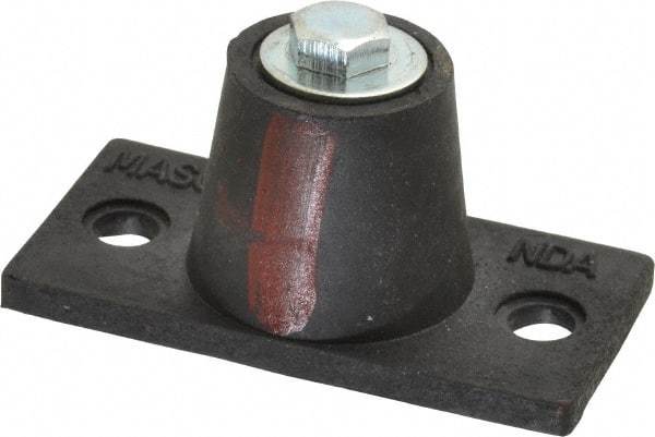 Mason Ind. - 5/16-18 Bolt Thread, 3-3/16" Long x 1-5/8" Wide x 1-1/2" High Stud Mount Leveling Pad & Mount - 125 Max Lb Capacity, 1-1/4" Base Diam - Industrial Tool & Supply
