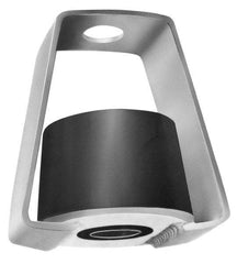 Mason Ind. - 35 Lb Capacity, HD, Vibration Control Hanger - 1-3/4" Long x 1-7/8" Wide x 2-1/4" High, 3/8" Max Rod Diam, 1-1/4" Lower Rod Penetration, Black & Green - Industrial Tool & Supply