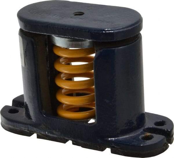 Mason Ind. - 3/8 x 4 Bolt Thread, 4" Long x 2-1/8" Wide x 4-1/2" High Stud Mount Leveling Pad & Mount - 310 Max Lb Capacity - Industrial Tool & Supply