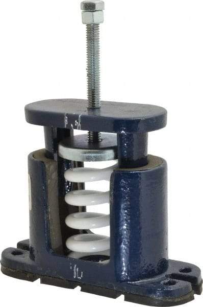 Mason Ind. - 3/8 x 4 Bolt Thread, 4" Long x 2-1/8" Wide x 4-1/2" High Stud Mount Leveling Pad & Mount - 625 Max Lb Capacity - Industrial Tool & Supply