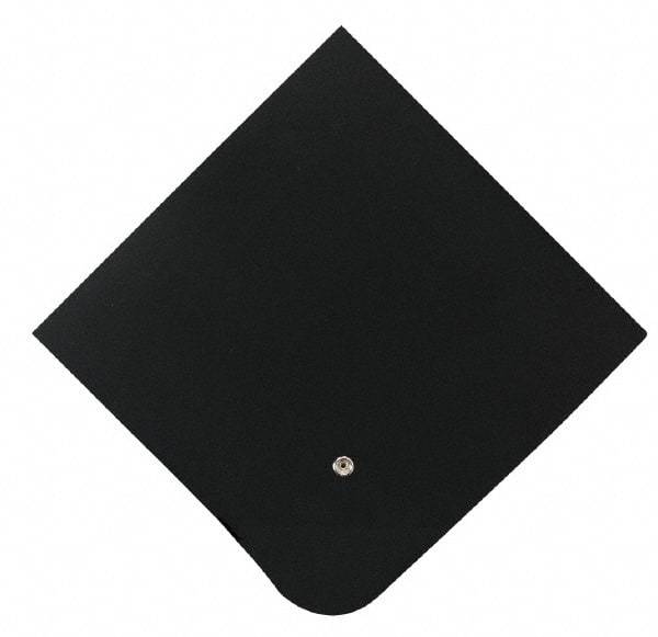 Wearwell - 3 Ft. Long x 2 Ft. Wide x 9/16 Inch Thick, Rubber Smooth Surface Pattern, Electrically Conductive Antistatic Matting - 1 x 104 Ohm Surface to Surface, 8 x 105 Ohm Surface to Ground Resistivity, Black - Industrial Tool & Supply