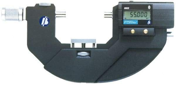 Fowler - Electronic Indicating Micrometers Minimum Measurement (mm): 30.00 Minimum Measurement (Decimal Inch): 1.2500 - Industrial Tool & Supply
