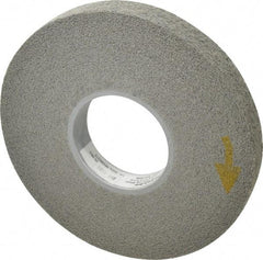 3M - 8" Diam, 1" Face Width, 3" Center Hole, Medium Grade, Silicon Carbide Deburring Wheel - Convolute, Hard Density 8 Grade, 4,500 RPM - Industrial Tool & Supply