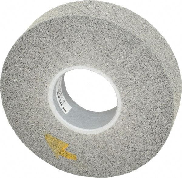 3M - 8" Diam, 2" Face Width, 3" Center Hole, Fine Grade, Silicon Carbide Deburring Wheel - Convolute, Hard Density 8 Grade, 4,500 RPM - Industrial Tool & Supply