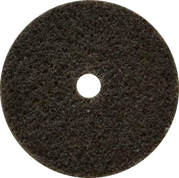3M - 1-1/2" Diam, 1/8" Face Width, 3/16" Center Hole, Medium Grade, Aluminum Oxide Deburring Wheel - Unitized, Hard Density 6 Grade, 30,100 RPM - Industrial Tool & Supply