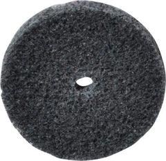 3M - 1-1/2" Diam, 1/4" Face Width, 3/16" Center Hole, Fine Grade, Silicon Carbide Deburring Wheel - Unitized, Soft Density 2 Grade, 20,100 RPM - Industrial Tool & Supply
