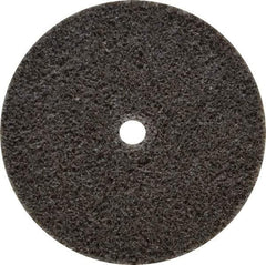 3M - 2" Diam, 1/8" Face Width, 3/16" Center Hole, Medium Grade, Aluminum Oxide Deburring Wheel - Unitized, Hard Density 6 Grade, 22,100 RPM - Industrial Tool & Supply
