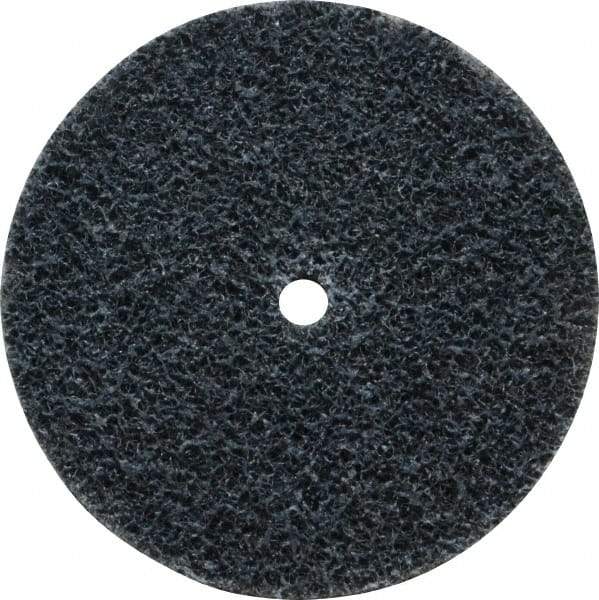 3M - 2" Diam, 1/4" Face Width, 3/16" Center Hole, Fine Grade, Silicon Carbide Deburring Wheel - Unitized, Soft Density 2 Grade, 16,100 RPM - Industrial Tool & Supply