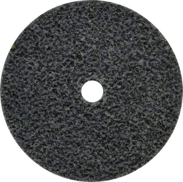 3M - 2" Diam, 1/4" Face Width, 1/4" Center Hole, Medium Grade, Aluminum Oxide Deburring Wheel - Unitized, Soft Density 2 Grade, 16,100 RPM - Industrial Tool & Supply