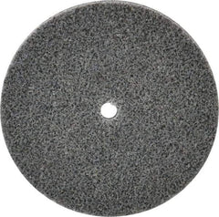 3M - 3" Diam, 1/4" Face Width, 1/4" Center Hole, Medium Grade, Aluminum Oxide Deburring Wheel - Unitized, Soft Density 2 Grade, 12,100 RPM - Industrial Tool & Supply