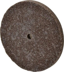 3M - 3" Diam, 1/4" Face Width, 1/4" Center Hole, Medium Grade, Aluminum Oxide Deburring Wheel - Unitized, Hard Density 8 Grade, 18,100 RPM - Industrial Tool & Supply