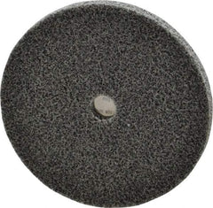 3M - 3" Diam, 1/4" Face Width, 3/8" Center Hole, Medium Grade, Aluminum Oxide Deburring Wheel - Unitized, Soft Density 2 Grade, 12,100 RPM - Industrial Tool & Supply