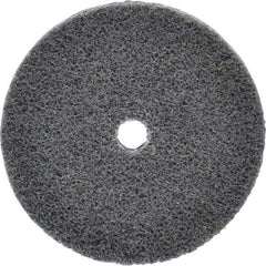 3M - 3" Diam, 1/4" Face Width, 3/8" Center Hole, Fine Grade, Silicon Carbide Deburring Wheel - Unitized, Soft Density 2 Grade, 12,100 RPM - Industrial Tool & Supply