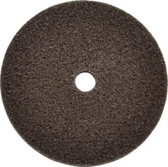 3M - 3" Diam, 1/4" Face Width, 3/8" Center Hole, Fine Grade, Aluminum Oxide Deburring Wheel - Unitized, Medium Density 4 Grade, 18,100 RPM - Industrial Tool & Supply