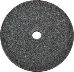 3M - 3" Diam, 1/4" Face Width, 3/8" Center Hole, Fine Grade, Silicon Carbide Deburring Wheel - Unitized, Hard Density 6 Grade, 18,100 RPM - Industrial Tool & Supply