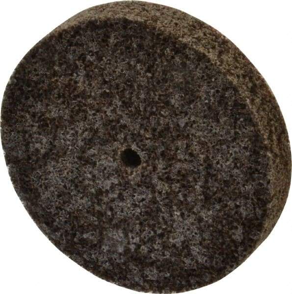 3M - 3" Diam, 1/2" Face Width, 1/4" Center Hole, Coarse Grade, Aluminum Oxide Deburring Wheel - Unitized, Hard Density 8 Grade, 15,100 RPM - Industrial Tool & Supply