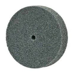 3M - 3" Diam, 3/4" Face Width, 1/4" Center Hole, Fine Grade, Silicon Carbide Deburring Wheel - Unitized, Soft Density 2 Grade, 10,000 RPM - Industrial Tool & Supply