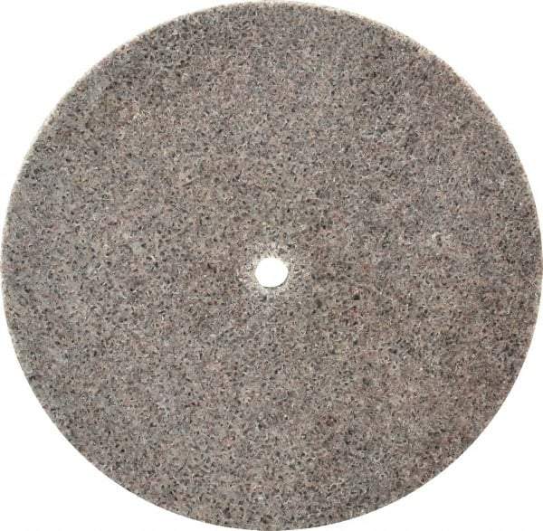 3M - 4" Diam, 1/4" Face Width, 1/4" Center Hole, Coarse Grade, Aluminum Oxide Deburring Wheel - Unitized, Hard Density 8 Grade, 12,100 RPM - Industrial Tool & Supply