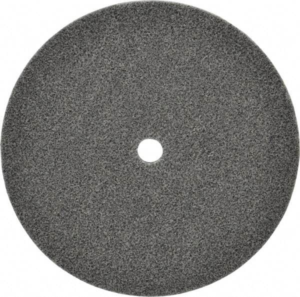 3M - 6" Diam, 1/4" Face Width, 1/2" Center Hole, Medium Grade, Aluminum Oxide Deburring Wheel - Unitized, Soft Density 2 Grade, 4,500 RPM - Industrial Tool & Supply