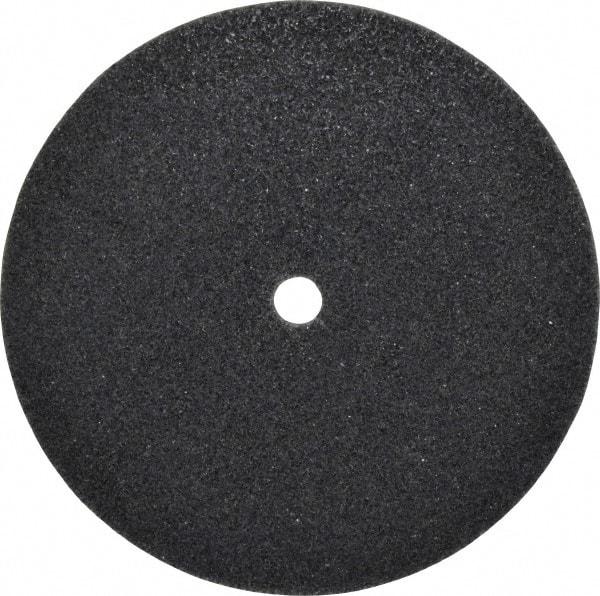 3M - 6" Diam, 1/4" Face Width, 1/2" Center Hole, Fine Grade, Silicon Carbide Deburring Wheel - Unitized, Soft Density 2 Grade, 5,000 RPM - Industrial Tool & Supply