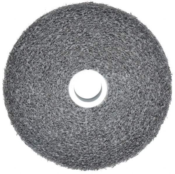 3M - 6" Diam, 1" Face Width, 1" Center Hole, Coarse Grade, Silicon Carbide Deburring Wheel - Convolute, Soft Density 2 Grade, 6,000 RPM - Industrial Tool & Supply