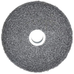 3M - 6" Diam, 1" Face Width, 1" Center Hole, Coarse Grade, Silicon Carbide Deburring Wheel - Convolute, Soft Density 2 Grade, 6,000 RPM - Industrial Tool & Supply