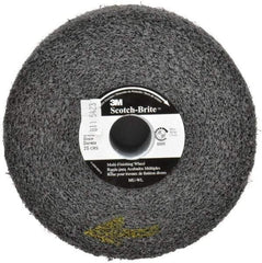 3M - 6" Diam, 2" Face Width, 1" Center Hole, Coarse Grade, Silicon Carbide Deburring Wheel - Convolute, Soft Density 2 Grade, 6,000 RPM - Industrial Tool & Supply