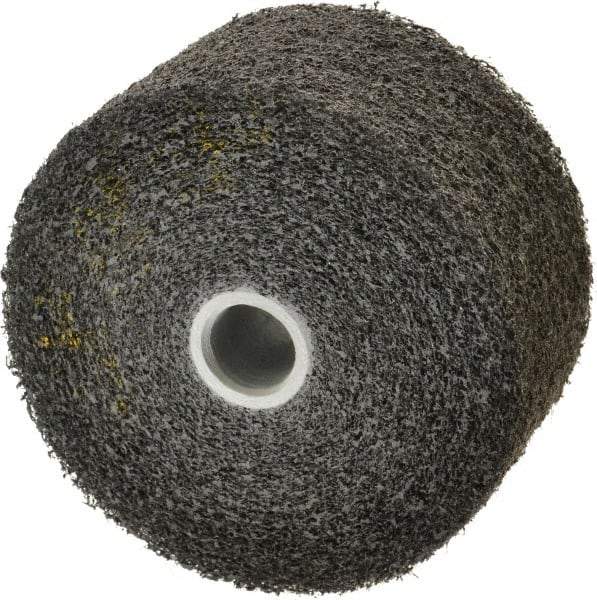 3M - 6" Diam, 3" Face Width, 1" Center Hole, Coarse Grade, Silicon Carbide Deburring Wheel - Convolute, Soft Density 2 Grade, 6,000 RPM - Industrial Tool & Supply