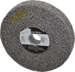 3M - 6" Diam, 1" Face Width, 1" Center Hole, Fine Grade, Silicon Carbide Deburring Wheel - Convolute, Soft Density 2 Grade, 6,000 RPM - Industrial Tool & Supply