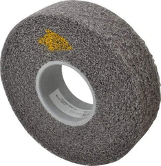 3M - 8" Diam, 2" Face Width, 3" Center Hole, Fine Grade, Silicon Carbide Deburring Wheel - Convolute, Soft Density 2 Grade, 4,500 RPM - Industrial Tool & Supply