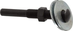 3M - 1/4" Shank Diam Unitized Deburring Wheel Mandrel - Compatible with 2 Inch, 3" Diam x 1/4" Wide x 1/4" Hole Deburring Wheels - Industrial Tool & Supply
