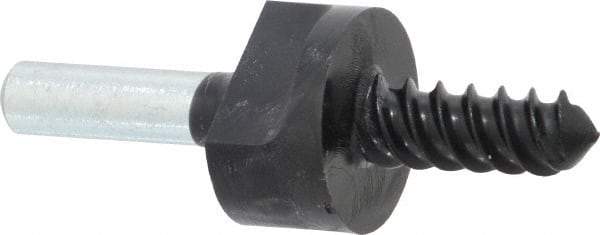 3M - 1/4" Shank Diam Unitized Deburring Wheel Mandrel - Compatible with 1 Inch, 1" Diam x 1" Wide x 3/16" Hole Deburring Wheels - Industrial Tool & Supply