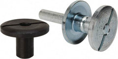 3M - 1/4" Shank Diam Unitized Deburring Wheel Mandrel - Compatible with 2" - 4" Diam x 3/4" Wide x 3/8" Hole Deburring Wheels - Industrial Tool & Supply